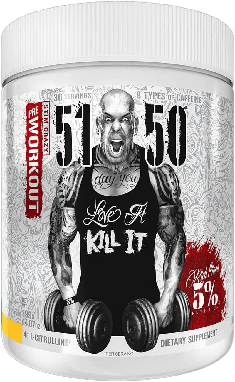 5% Nutrition 51-50 Pre-Workout 372g