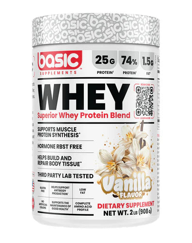 Basic Supplements Superior Whey Protein Blend 2lbs