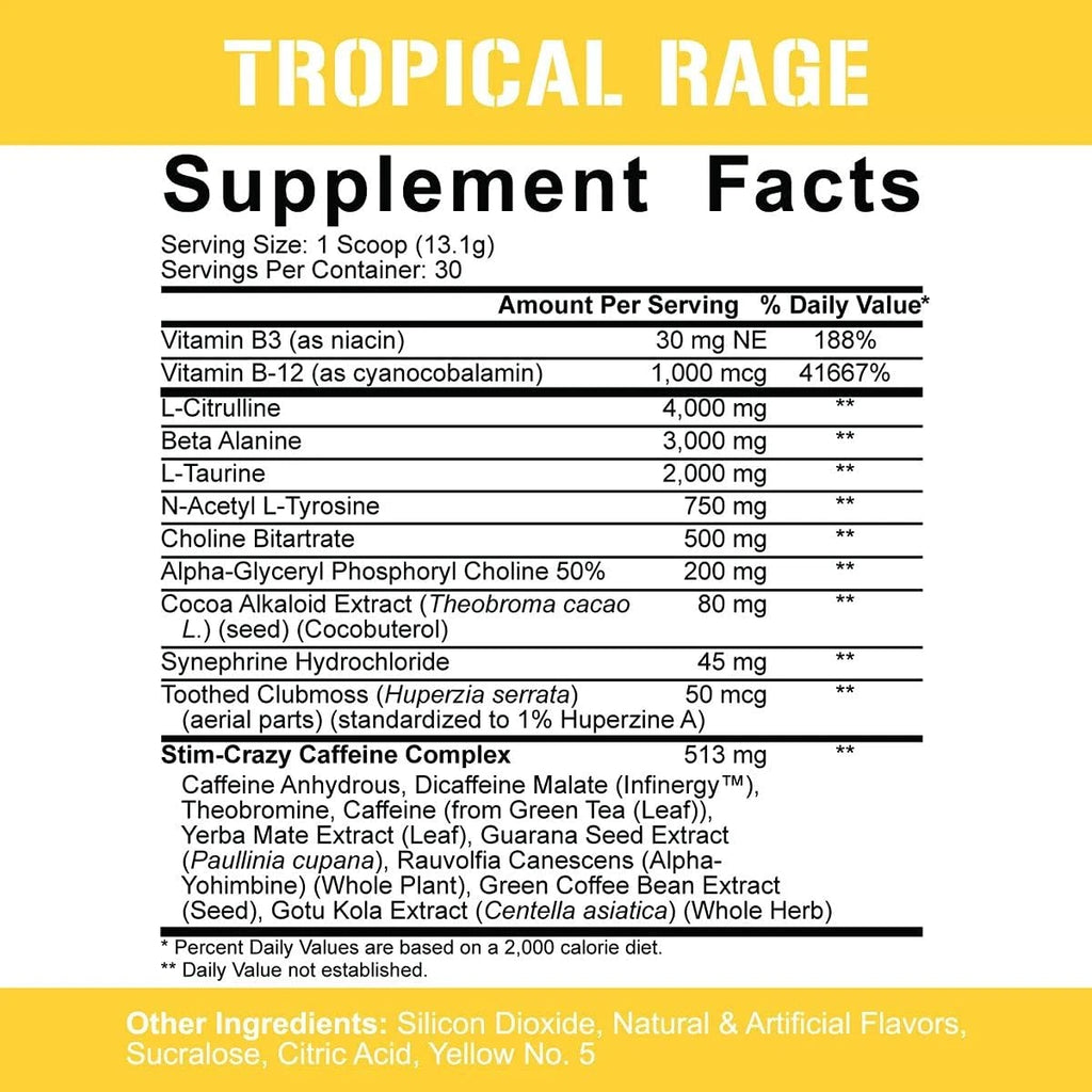 5% Nutrition 51-50 Pre-Workout 372g