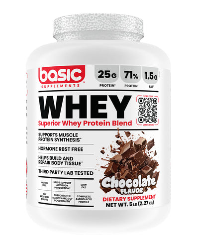 Basic Supplements Superior Whey Protein Blend 5lbs