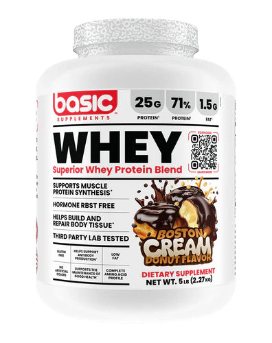 Basic Supplements Superior Whey Protein Blend 5lbs