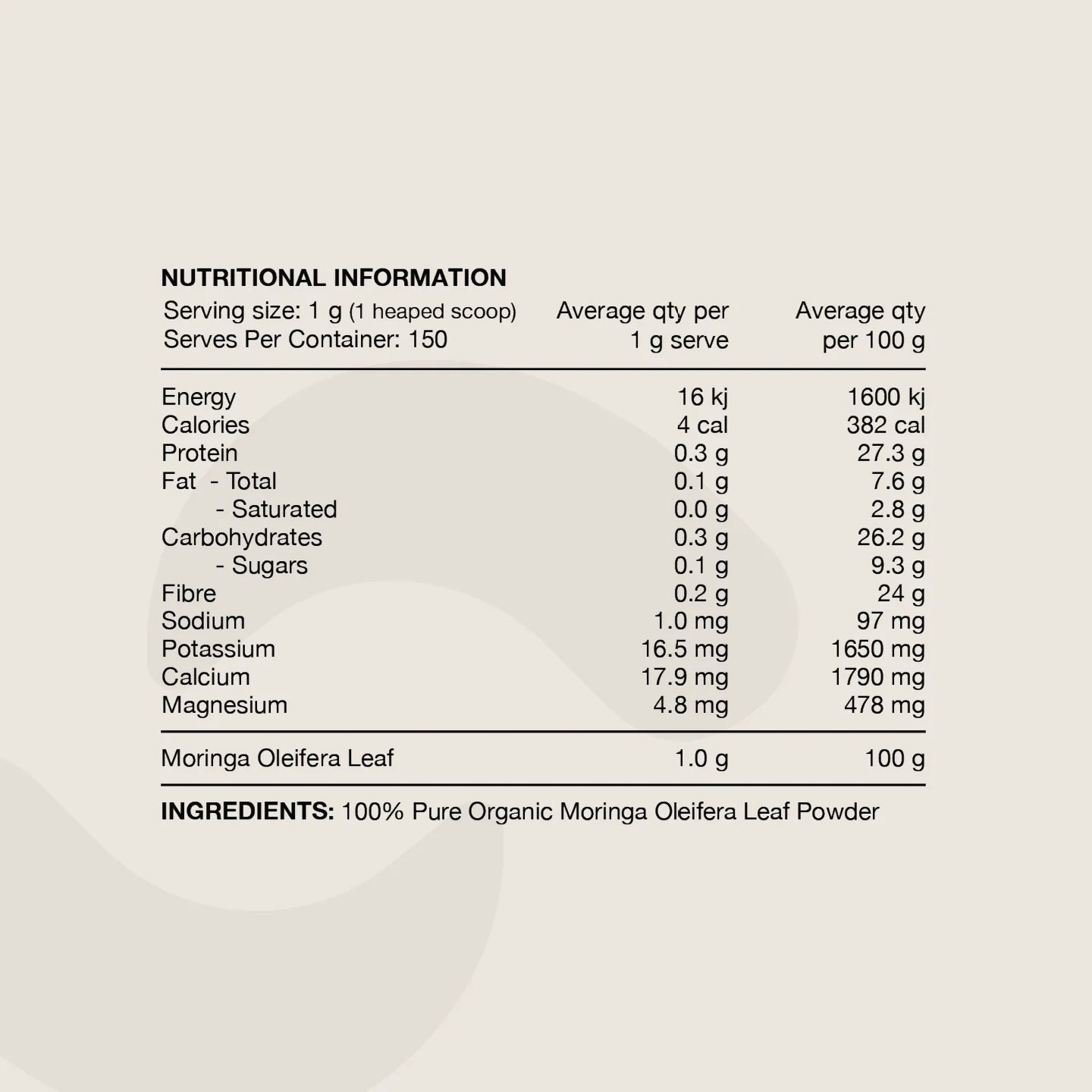 Switch Nutrition Moringa 150g