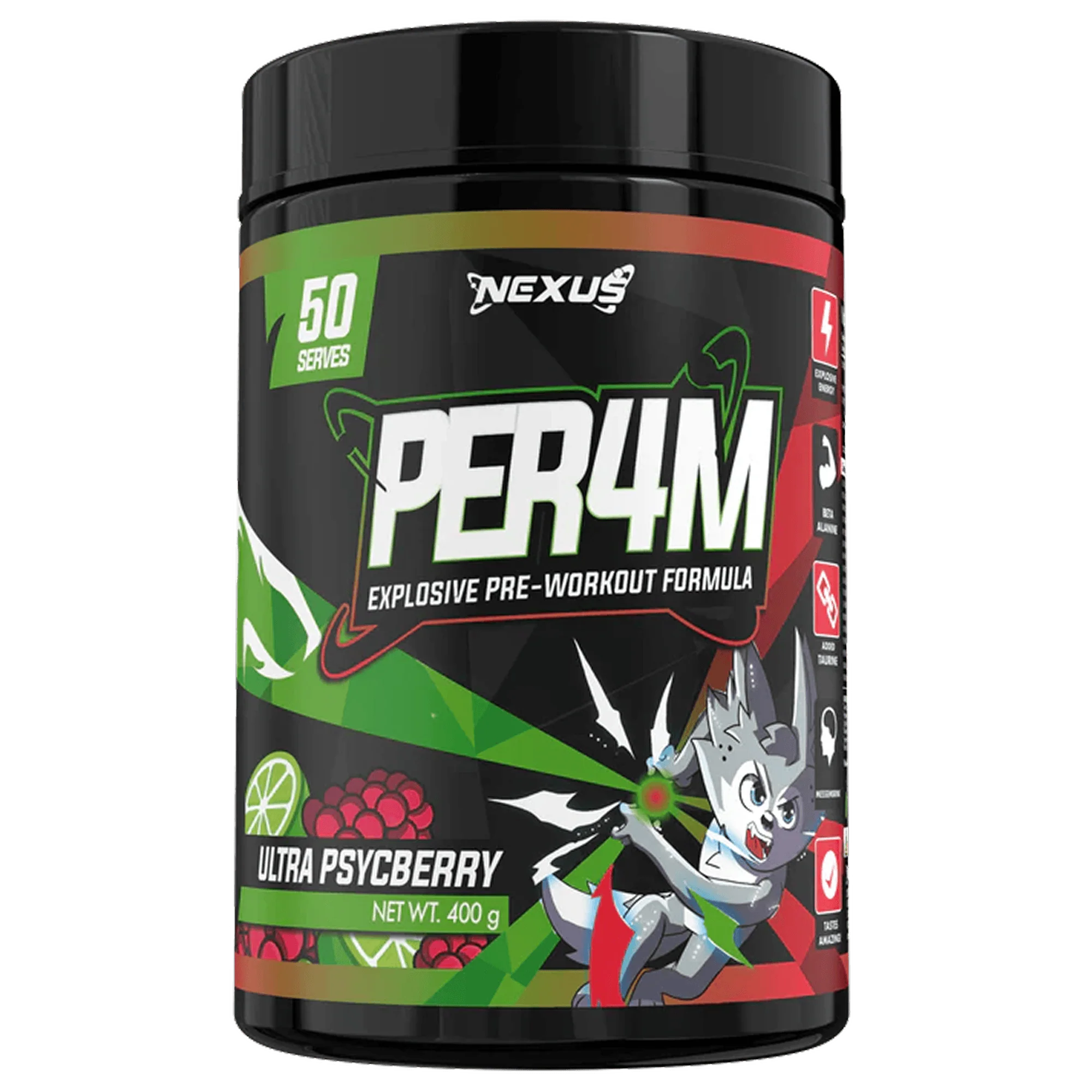 Nexus PER4M Explosive Pre-Workout Formula 400 g