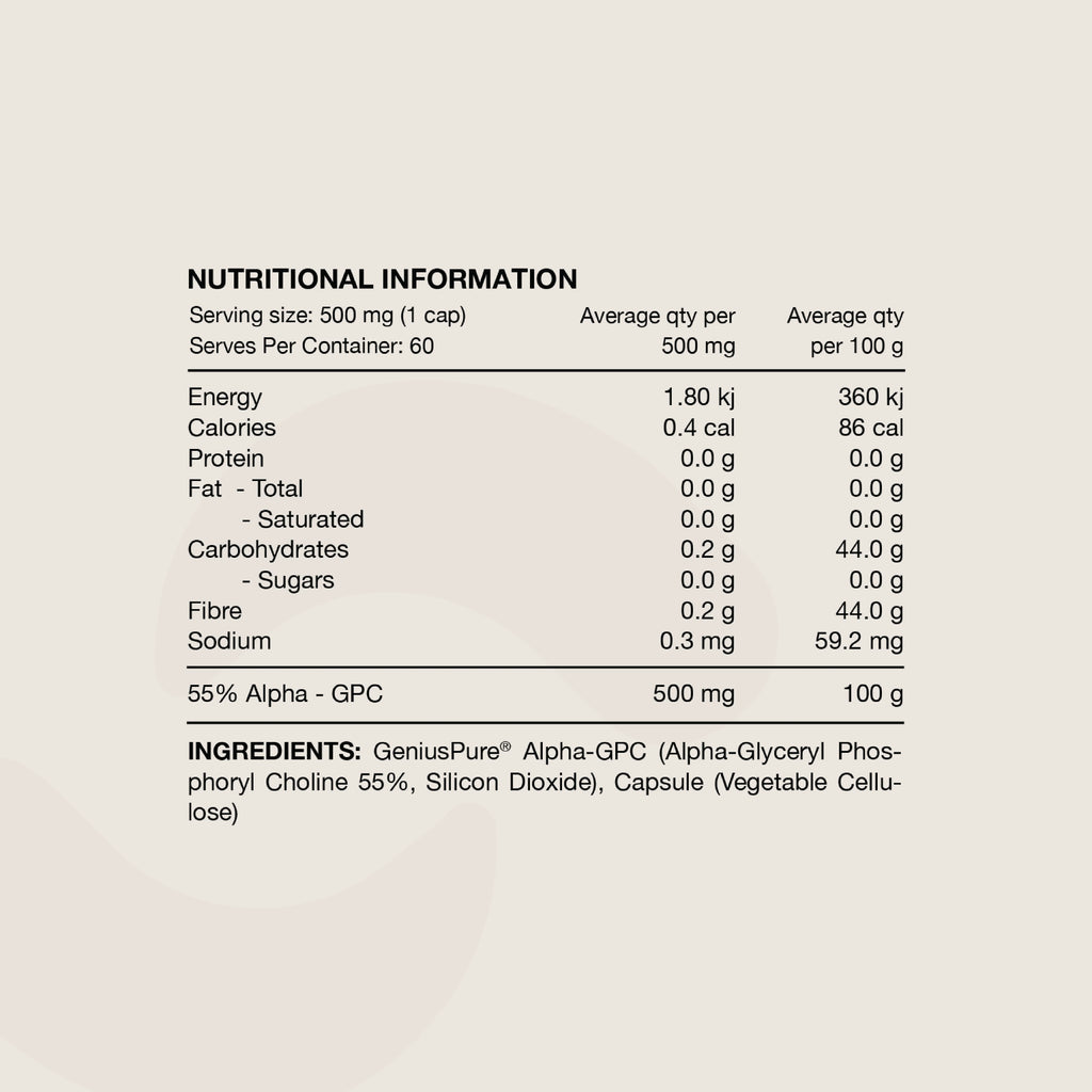 Switch Nutrition Alpha GPC 30g