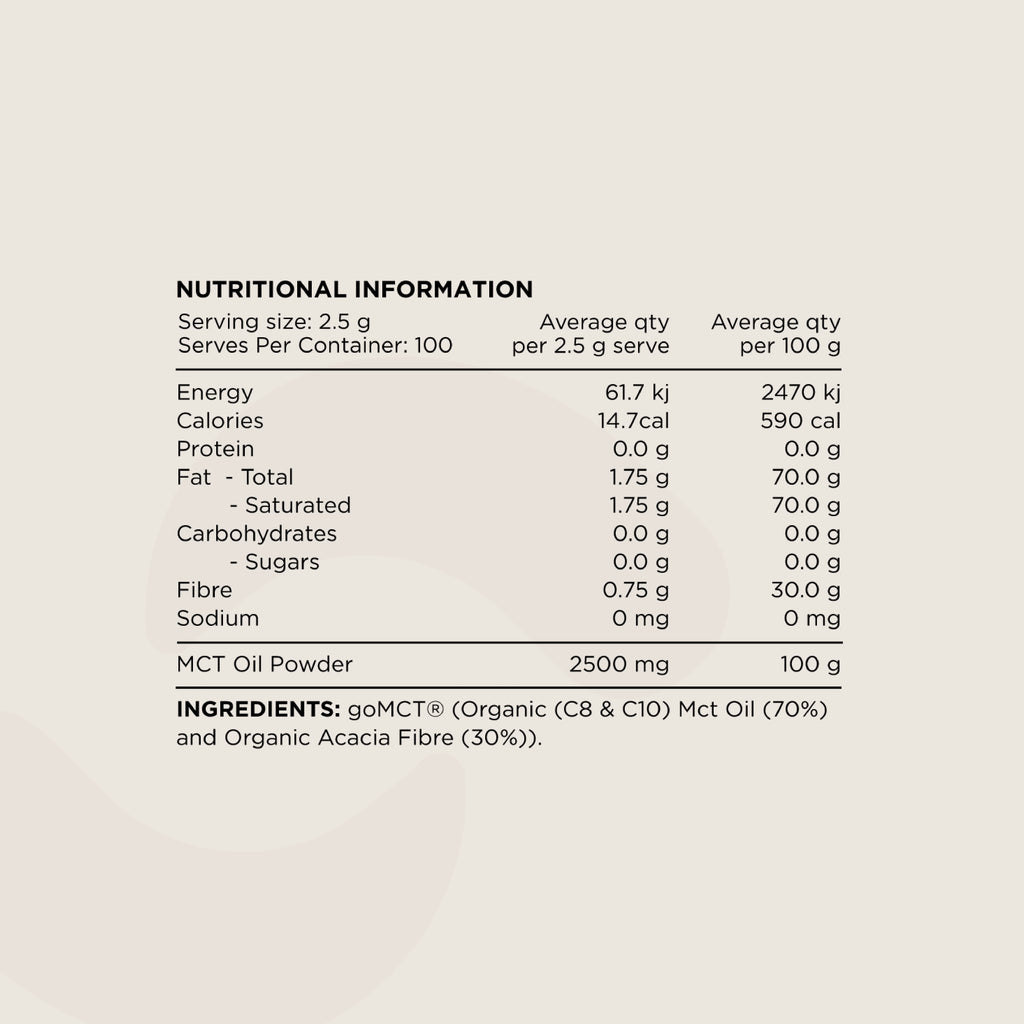 Switch Nutrition MCT Oil 250g