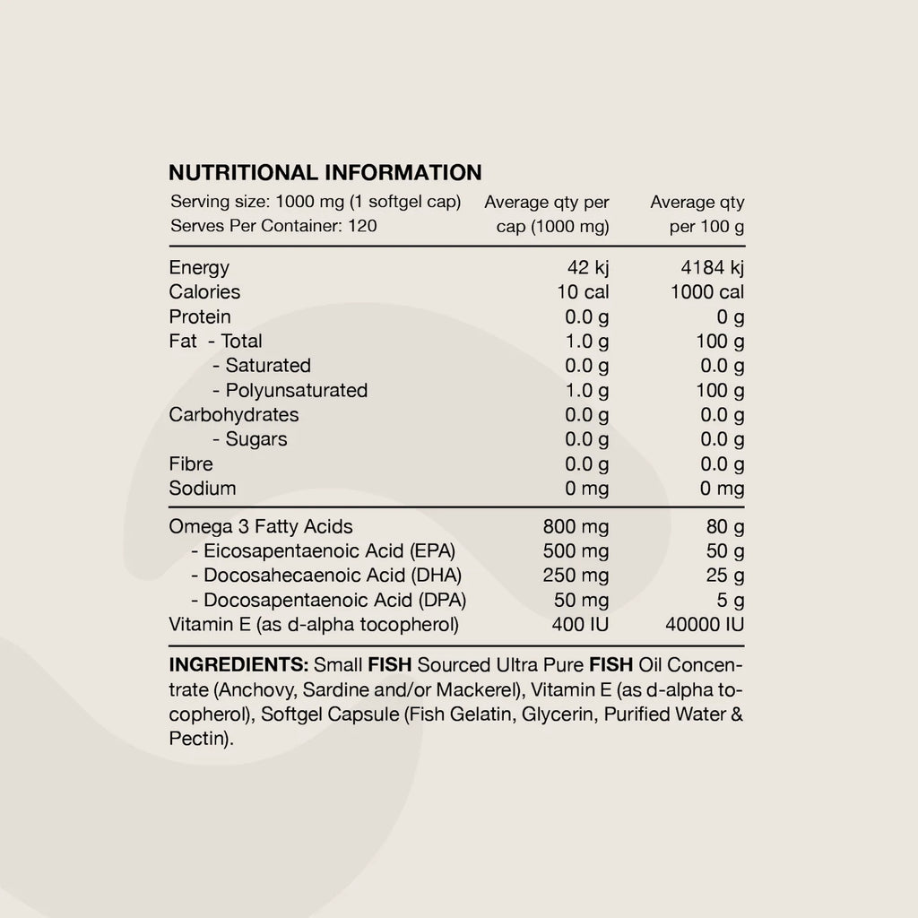 Switch Nutrition Ultra Fish Oil 120g