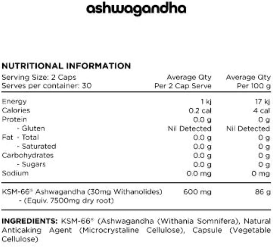 Switch Nutrition Ashwagandha