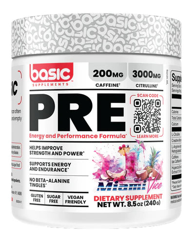 Basic Supplements Pre-Workout 240g