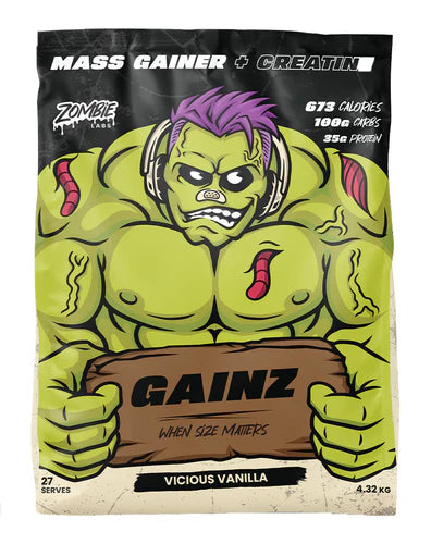 Zombie Labs Gainz Mass Gainer 4.32kg
