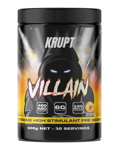 Krupt Villain High-Stim Pre-Workout 600g