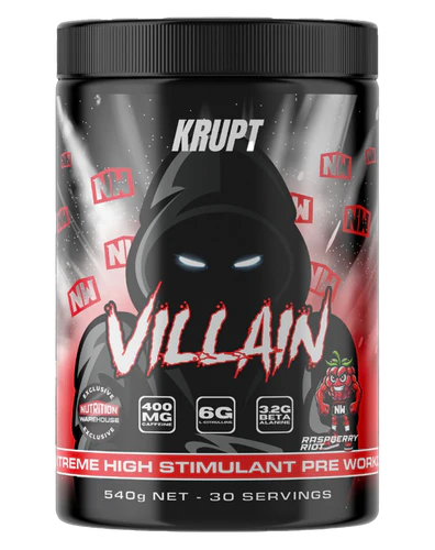 Krupt Villain High-Stim Pre-Workout 600g