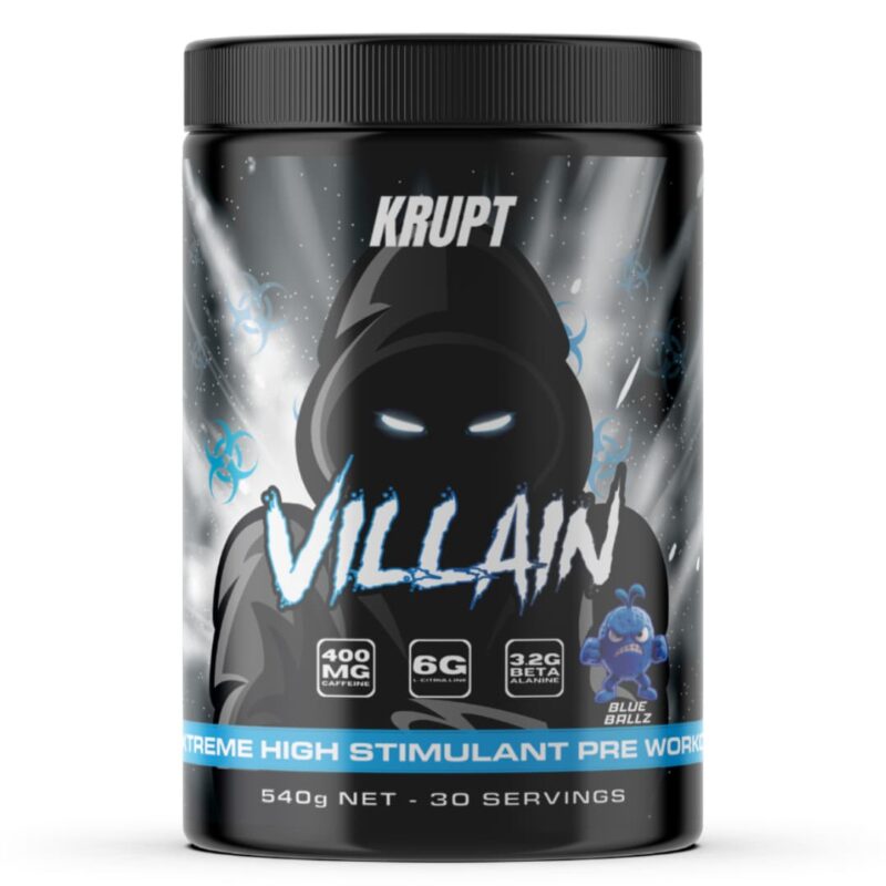 Krupt Villain High-Stim Pre-Workout 600g