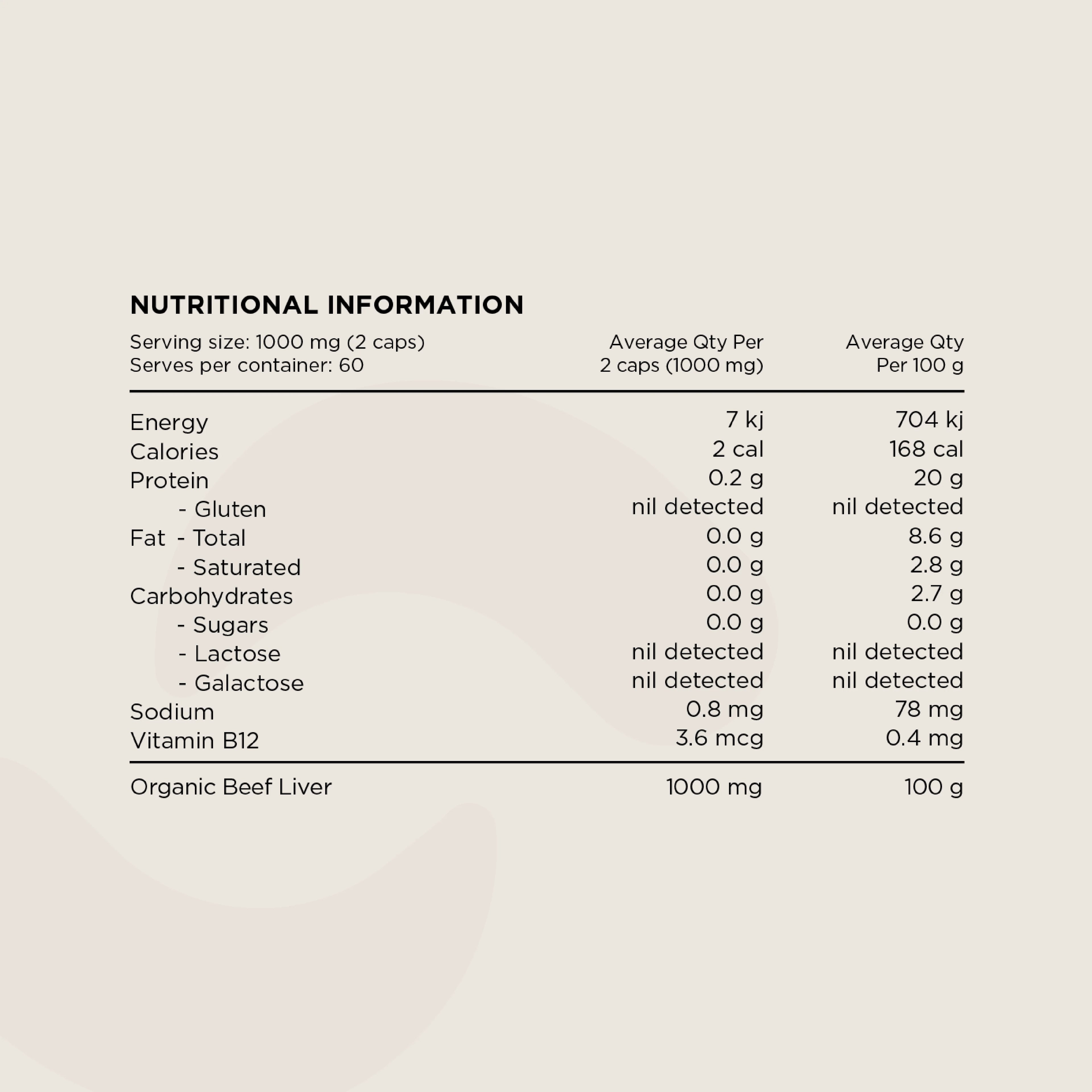 Switch Nutrition Liver 60g